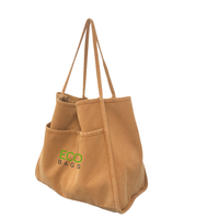 Sacs fourre-tout souples en toile de coton lavée, isolés, à motifs animaliers, couleur personnalisée, vente en gros, prix compétitif Vietnam