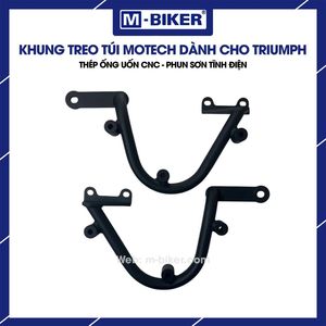 Support de sac arrière en acier inoxydable Motech pour T100/T120 pour sacoches de selle et sacs de rangement - Product Image 6