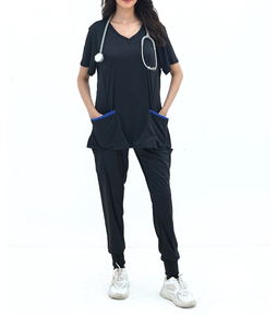 Mujeres de secado rápido operativo médico Pet Hospital Dental Doctor Scrubs Enfermeras Uniforme Scrub Sets Tops Pantalones Scrubs Uniforme - Product Image 3
