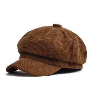 Nouveau béret octogonal pour femme, style Baker Boy, décontracté, sport et voyage, automne et hiver, en polaire, casquette anglaise Newsboy - Product Image 5