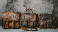 Sacs à main personnalisés en cuir de créateur pour femmes Style cheval fou avec doublure en coton deux sangles pour ordinateur portable de voyage transportant des ordinateurs portables