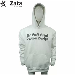Sudadera con capucha de cara completa informal de gran tamaño para hombre con logotipo de rizo francés de algodón grueso personalizado del fabricante para invierno ecológico - Product Image 1
