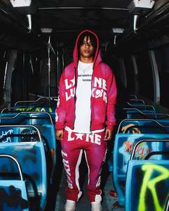 Fabricante de chándal con diamantes de imitación personalizados Sudadera con capucha Conjuntos de pantalones de chándal Chándales para hombres Chándal con cremallera - Product Image 6