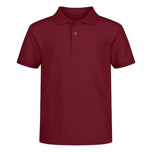 Polo à manches courtes bleu clair pour homme, couleur unie, tricot en coton, décontracté, respirant, coupe classique - Product Image 5