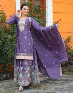 Costume brodé bohème avec séquence de travail brodé O-cou approuvé genou-longueur tissé long été - Product Image 3