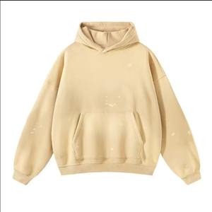 Sudadera con Capucha Extra Grande para Hombre con Logotipo Personalizado, Felpa Francesa, Lisa, de Alta Calidad, Lavada al Ácido, Estilo Vintage - Product Image 4