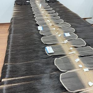 PRODUIT CHAUD!! Whosale Pricelist Hd Dentelle Et Dentelle Transparente De Cheveux Bruts Extension de Cheveux Humains Perruques Naturel Noir Grand Stock - Product Image 4