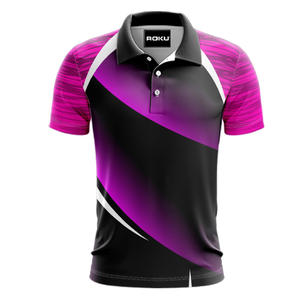 Polos à sublimation personnalisée | Vêtements de sport d'impression OEM/ODM pour hommes et femmes Vente en gros Polos à sublimation par sublimation - Product Image 3