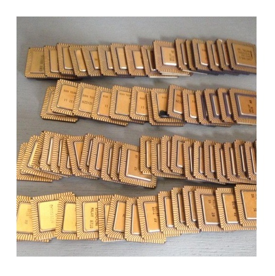 High Quality Grade Ceremic CPU Scrap Rectangular Ceramic 100% Gold Recovery Used Best Gold Processors/Chips Motherboard RAM