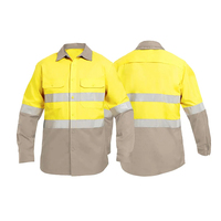 Polo de trabajo de seguridad para hombre de manga larga, ropa de construcción, ropa de trabajo, Polo de rayas reflectantes de secado rápido Hi Vis