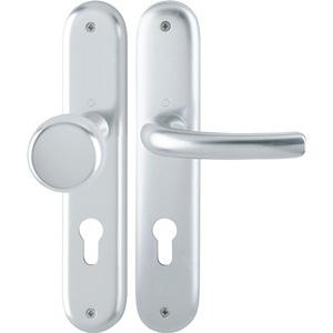 Tokyo Tky Long <b>Plate</b> Set 53/273P/1710 Aluminium F1 PZ 72mm DIN Slab <b>Doors</b> for Left/Right HOPPE - Product Image 1