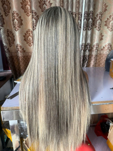 Frontal <b>Lace</b> <b>Wig</b>, Cuticle Aligned Virgin Raw <b>Wig</b>, Unprocessed 100% Human Hair <b>Wig</b> - Product Image 1