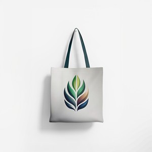 กระเป๋าชอปปิงผ้าฝ้าย/โพลีเอสเตอร์มีหูหิ้วสะพายไหล่ - Product Image 2