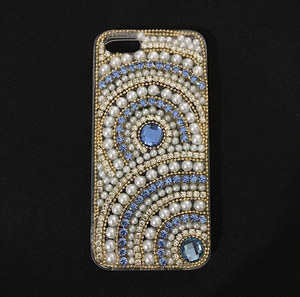 Cadena de Rosario Hecha a Mano con Cuentas de Coral y Perlas, Cadena de Dijes Redondos de 3 mm, Alambre Chapado en Oro, Cadena de Piedras Preciosas Naturales Envueltas en Alambre, Joyería - Product Image 2