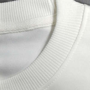 2025 nueva llegada hombres moda liso cuello redondo sudadera venta al por mayor sudaderas en blanco anti-pilling polar CVC suave - Product Image 5