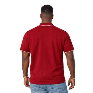 Polo Kappa Alpha Psi rouge cramoisi, taille réelle, mélange de coton de qualité supérieure, broderie de lettres grecques, vêtements de fraternité - Product Image 2