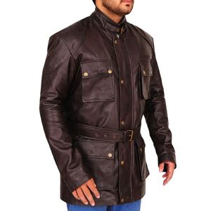 Chaqueta de carreras de motocicleta para hombre, chaqueta de cuero impermeable, totalmente personalizada, última colección - Product Image 3