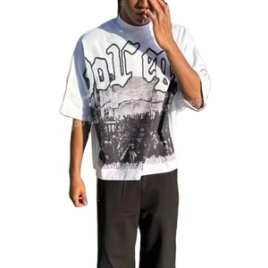 Fabricante de calidad de EE. UU. Logotipo personalizado Camiseta de manga corta recortada desgastada para mujer Estampado gráfico DTG - Product Image 4