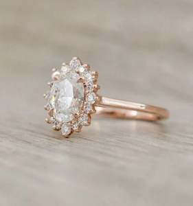 แหวนเพชรมอยส์ซาไนต์สำหรับงานหมั้นและวันครบรอบแต่งงานแหวนเงินสเตอลิงสำหรับ2.50ct - Product Image 2