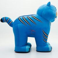 Alquiler de Disfraz de Tigre Inflable de Tamaño Real con Cuatro Patas, Divertido y Encantador, para Adultos Unisex, Pascua/Halloween