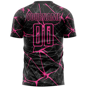 Comfortable Breathable Adult Size Regular Fit Unisex Soccer Uniform High Quality Printed Solid Color Short Sleeve Quick Dry Crew - Product Image 5