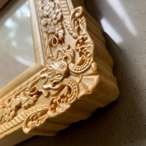 Beautiful Gold Wood Luxury Wall Photo <b>Frame</b> Baroque Carved Handcrafted Eco-Friendly <b>Square</b> Custom Size World Craft Impex - Product Image 2