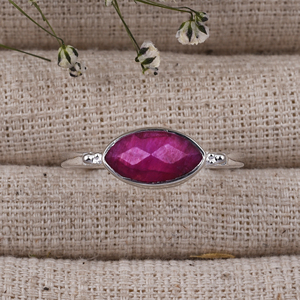 Vente en gros de bague en argent sterling 925 de style classique pierre précieuse d'améthyste naturelle avec incrustation de diamant de quartz bijoux de fête de mariage - Product Image 4