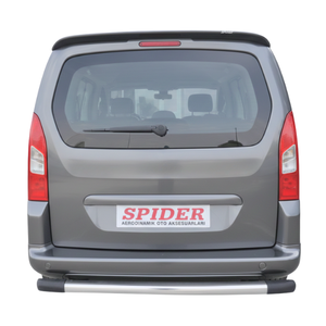 Peugeot Partner Tepee 2008-2015 FRP Spoiler de toit et de coffre arrière finition mate simple couche - Product Image 2