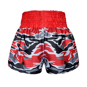 Wholesale Professional Kickboxing Muay Thai Shorts for Men Custom Design OEM Service Breathable Quick Dry <b>Elastic</b> Waist Fight - Product Image 4
