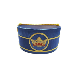 York Rite-Chevaliers de la Croix d'honneur de York-KYCH Cap Gold Braid OEM Serviced Customized Masonic Regalia Hats - Product Image 2