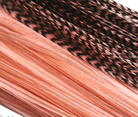 Extensions de cheveux à clipser noires et brunes, longues, soyeuses et lisses, micro-boucles, pointe en V, 6XL, tissage de cheveux collés, boucles françaises, 28 pouces, ondulations naturelles, cheveux de père