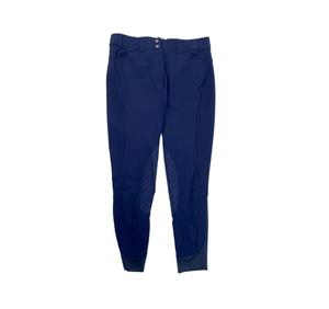 Pantalones de Montar a Caballo Unisex Azul Oscuro, con Logotipo Personalizado, de Algodón y Silicona, de Alta Calidad, Tejido Elástico, para Ecuestres - Product Image 1
