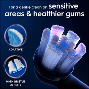 Têtes de brosse de rechange Oral-B iO Original pour gencives sensibles - Noir (lot de 8) - Product Image 4