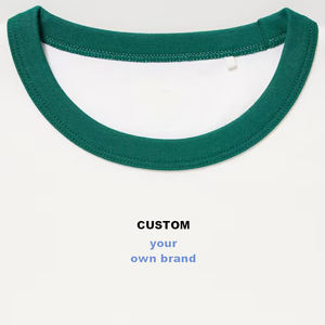 CAMISETA AIRism ALGODÓN RINGER CAMISETA CONTRAST PIPED CAMISETA - Product Image 6