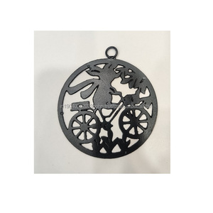 สต็อคใหม่ที่แขวนผนังตกแต่งคริสต์มาสสีและการออกแบบที่กำหนดเองสำหรับการส่งออกจากอินเดีย - Product Image 3