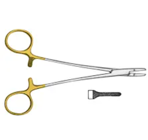 Ryder ที่ใส่เข็มสเตนเลสสตีลปรับพิเศษเครื่องมือผ่าตัดแบบแมนนวล - Product Image 2