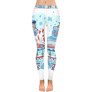 Leggings OEM pour femmes Leggings pour femmes Seamless Sublimation Polyester Spandex Made Sports Wear Leggings pour femmes - Product Image 3