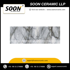 Carreaux de porcelaine classiques polyvalents pour marches et rebords 200x1200mm, antidérapants, épaisseur 9mm, surface brillante, pour la maison, provenant d'un fournisseur indien - Product Image 3