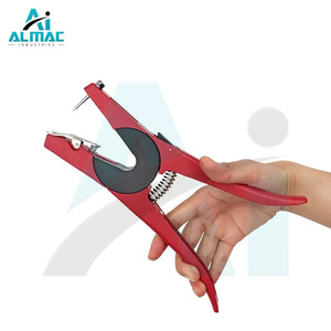 ALMAC-Instrument de chirurgie vétérinaire en métal, applicateur d'étiquettes auriculaires pour porcs, moutons et vaches, avec pince pour bétail - Product Image 6