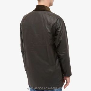 Pardessus en cuir coupe-vent de haute qualité pour hommes avec col montant Veste de baseball tendance Design - Product Image 1