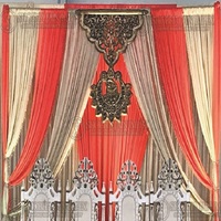Arches suspendues en bois de style indien moderne pour toile de fond de scène de mariage, Shobha Jain Impex, fabriqué à Delhi, Inde