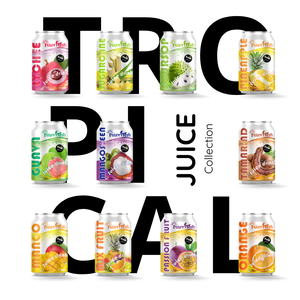 Intefresh - Puré de Fruta con Sabor a Mango Tropical en Lata de Aluminio de 330 ml, Opciones OEM/ODM, OEM para Marcas de Tiendas de EE. UU./Canadá |   HACCP HALAL - Product Image 3