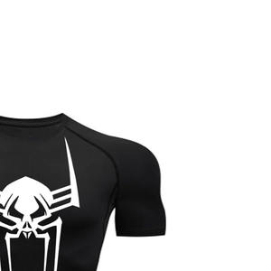 Elegantes camisas de compresión de alta calidad Unisex Spandex/poliéster de secado rápido antibacteriano cómodo gimnasio deportes Regular Fit - Product Image 4