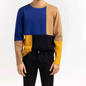 Pull en laine/cachemire à manches longues surdimensionné en tricot d'hiver anti-rides de qualité supérieure, nouvelle arrivée, logo personnalisé - Product Image 1