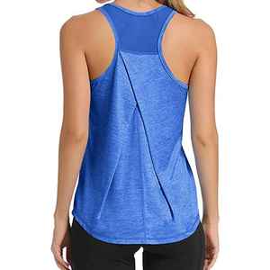 Débardeur de sport écologique à séchage rapide, col rond, respirant, crop top en coton biologique pour le fitness, l'entraînement et la course à pied pour femmes - Product Image 3