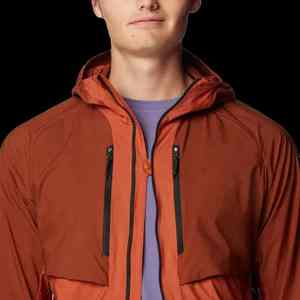 Veste Softshell Légère pour Hommes avec Capuche Imperméable Équipement de Plein Air Personnalisé pour la Course à Pied l'Escalade Tissu Polyester Vente en Gros - Product Image 5