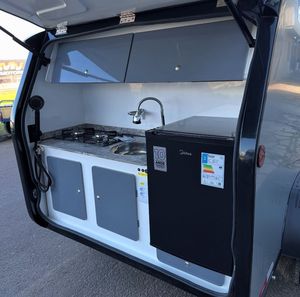 CARAVANA TEARDROP PARA 2-3 PERSONAS, MINI REMOLQUE DE EXCELENTE CALIDAD, COLOR BLANCO, CON CERTIFICADO CE, EN VENTA PARA EE. UU. Y EUROPA - Product Image 4