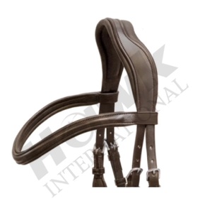 Brida marrón de calidad superior Venta caliente Sillín de cuero de caballo anatómico Acolchado duradero para una excelente equitación Excelente - Product Image 5
