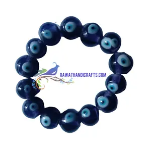 Glass beads bracelets jewelry made in india manufacturer exporters and wholesaler from Delhi BR-2281