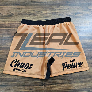 Wholesale Mma Shorts Light and Heavy Micro Stretch Micro Twill Fabric Made Fight <b>Grappling</b> Shorts Custom Logos Made in Pakistan - Product Image 2